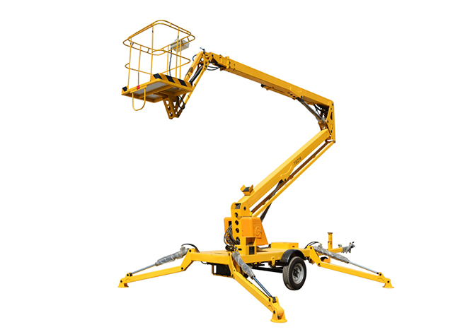 Towable Hydraulic Articulated Boom Lift