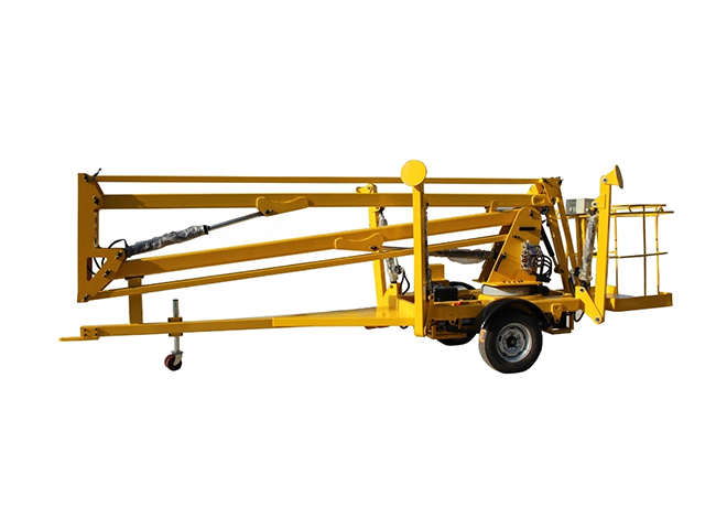 Towable Hydraulic Articulated Boom Lift