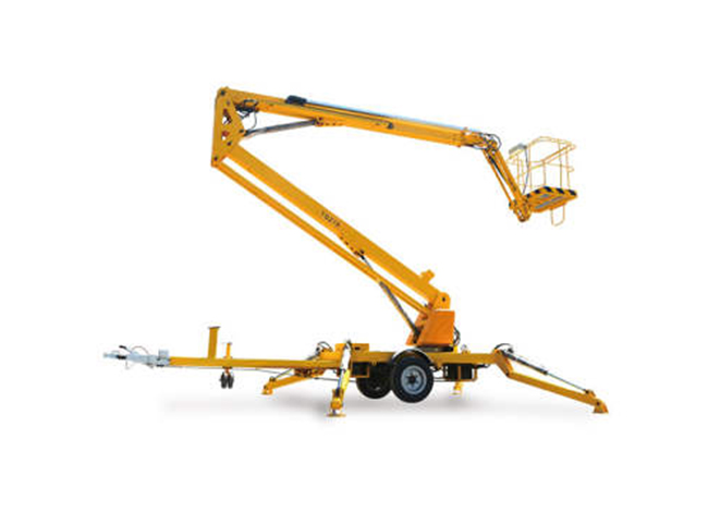 Towable Hydraulic Articulated Boom Lift